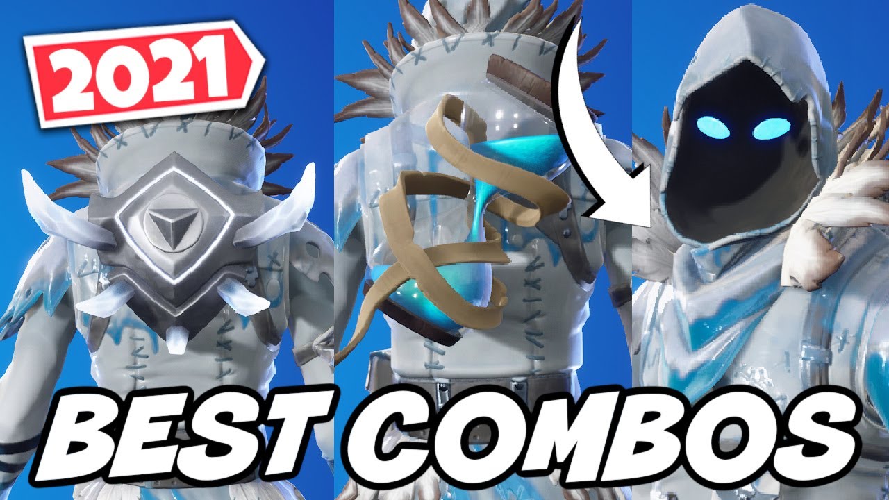 BEST COMBOS FOR THE FROZEN RAVEN SKIN (WINTERFEST 2021 UPDATED)! - Fortnite