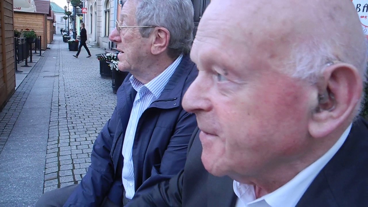 Robert Dessau i Ben Helfgott 26 maja 2017