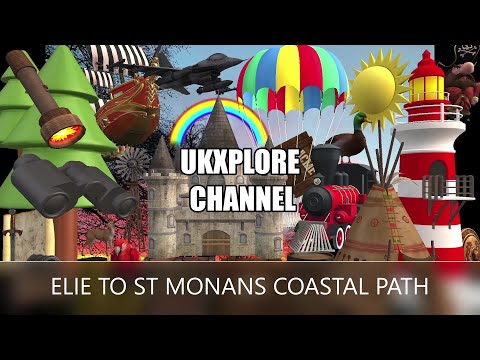 Elie to ST Monans coastal path east Neuk fife coast 4k walking tour Scotland