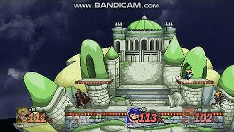 SSF2 Mods Showcase: Bell Tower/Sacred Forest/Unova Pokemon League (by Draco Joestar)