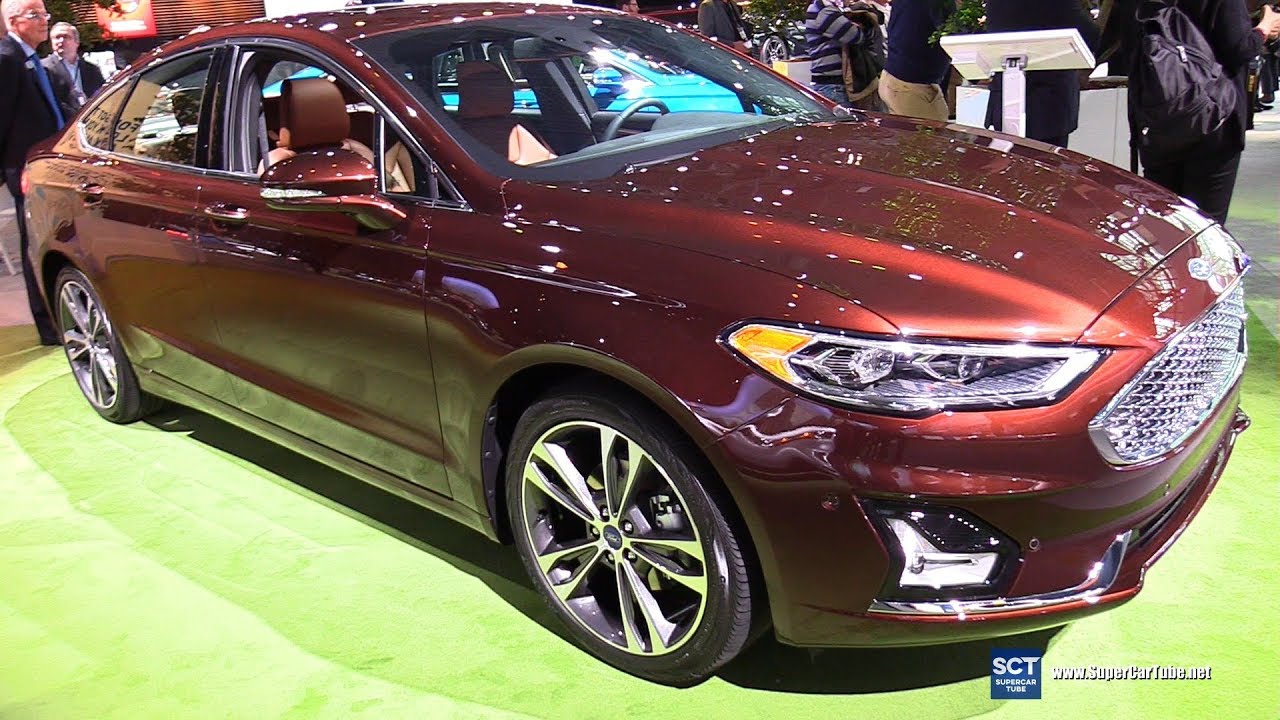 2019 Ford Fusion Titanium Exterior And Interior Walkaround Debut 2018 New York Auto Show