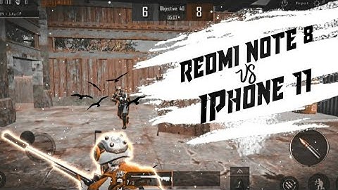 Redmi Note 8 VS IPhone 11 | Ft. 1v1 Kar98K TDM Match | 2 Finger Vs 4 Finger | PUBG Mobile
