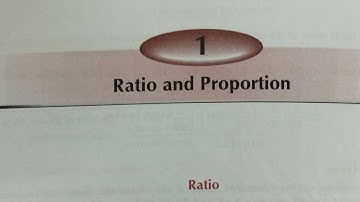 Ratio and Proportion (Ex-1) Class 7th ( Essential ICSE Maths) A Das Gupta