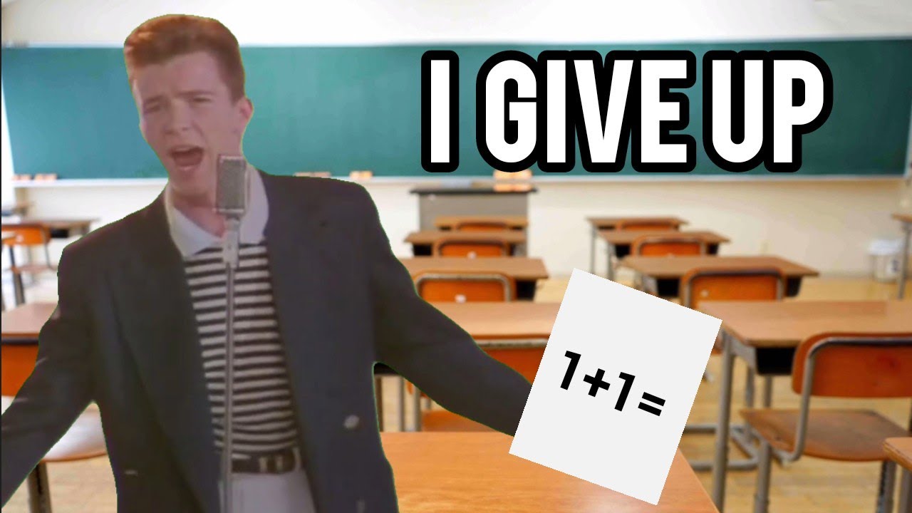 Rick Astley Do Math