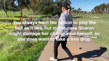 How to Take Free Relief From a Cart Path