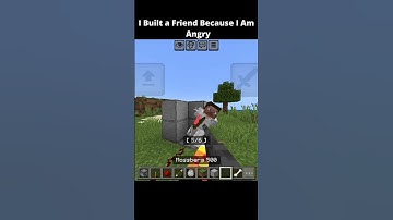 I have no friend 🥺 #minecraft #shortsfeed #shorts