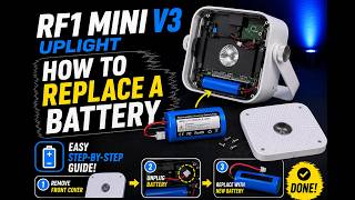 Rockville RF 1 Battery Replacement. Bring Your Rockville Uplight Back to Life