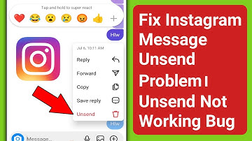 Fix Instagram Message Unsend Problem 2023। Instagram Message Unsend Not Working।Can