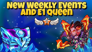 Idle Heroes (O3) - New Weekly Event Overview and Making an E1 Queen
