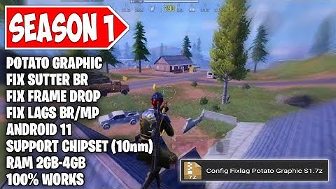 SEASON 1 CONFIG FIX LAGS IN COD MOBILE | CONFIG POTATO GRAPHIC FIX LAGS BR/MP | 2022