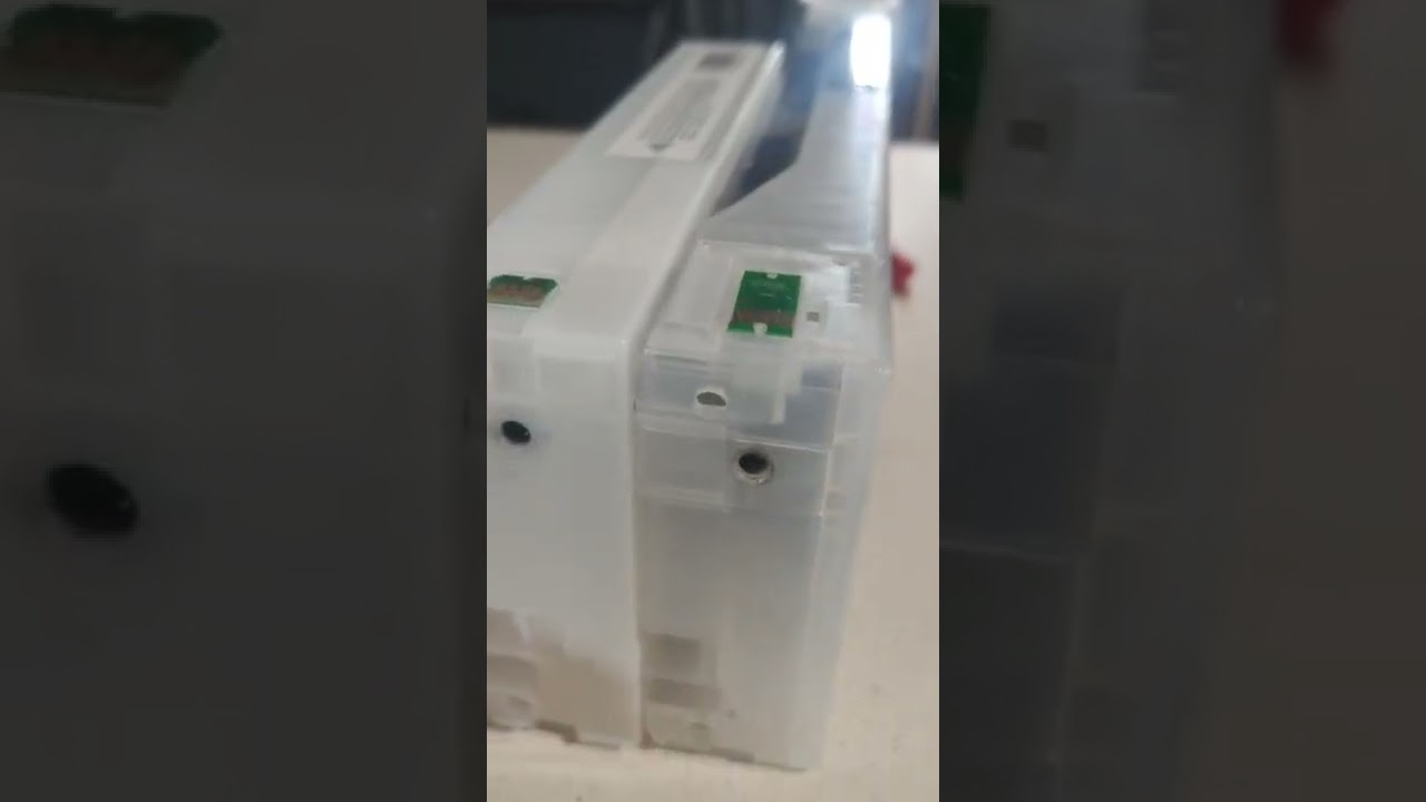 Epson P 8000 установка картриджей неоригинальных, совместимых!