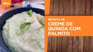 Terça na Cozinha: Festival da quinoa - Creme de quinoa com palmito (28/05/24)