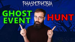 6 EASY Tips to Help Spot a Ghost Event VS a Hunt - Phasmophobia