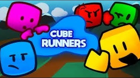 Playing cube runner horror mode.....