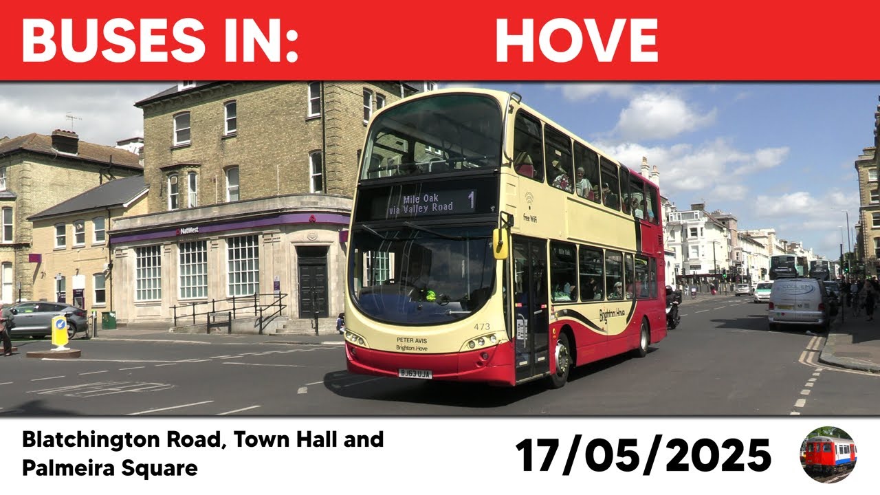Buses in Hove 17/05/2025