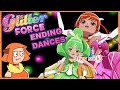 Whats up with glitter forces ending sequences