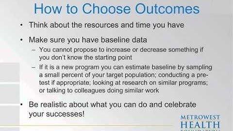 Logic Model Basics Webinar
