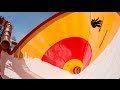 Snowboarding an empty water park!