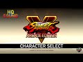 HQ Character Select THEME / Street Fighter Arcade Edition