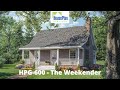 HPG-600-1 600 SF, 1 Bed, 1 Bath Country House Plan by House Plan Gallery HPG-600-1 600 SF, 1 Bed, 1 Bath Country House Plan by House Plan Gallery
