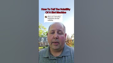 How to tell the volatility of a slot machine #slotmachine #casino #gambling #casinogames #videopoker