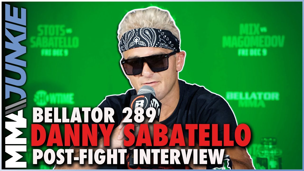 Danny Sabatello After Loss to Stots Sucks It Comes Down to Three F*cking People Bellator 289