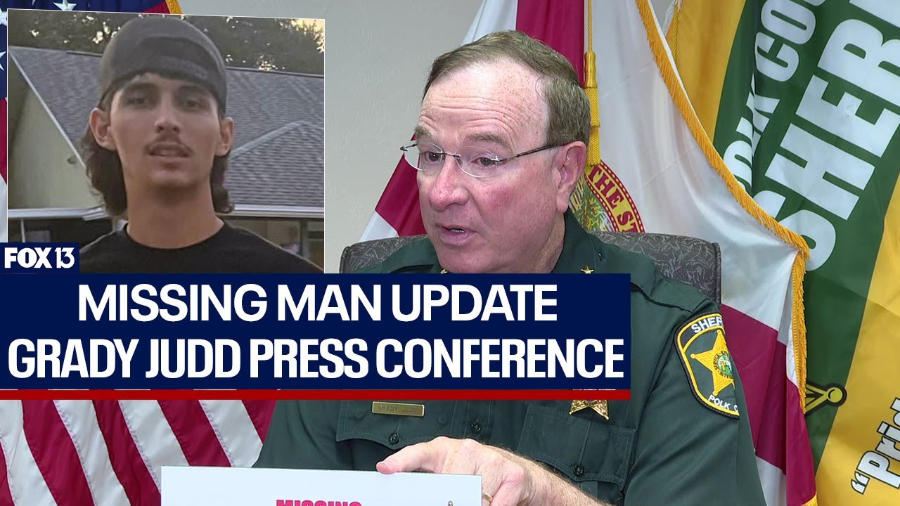 Grady Judd update on missing Polk County man - YouTube