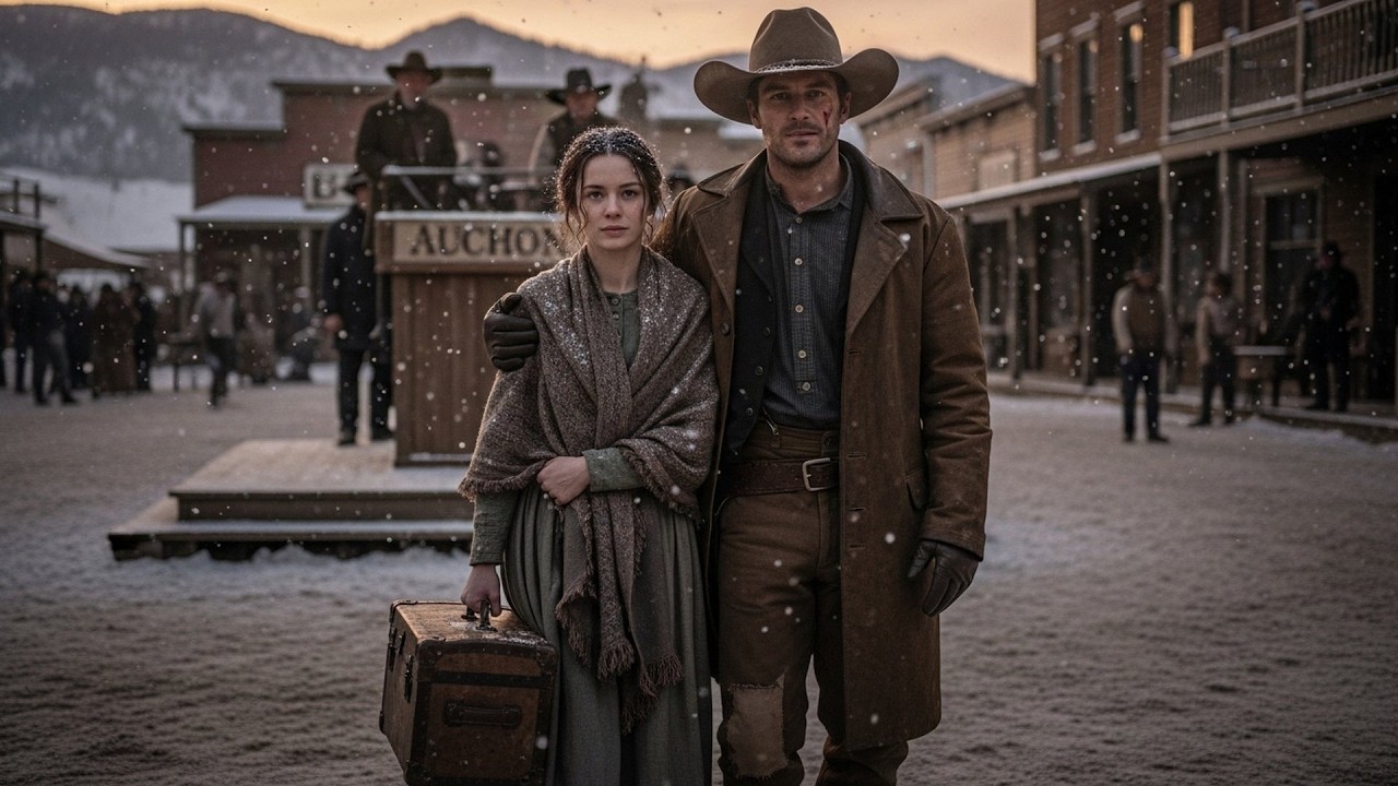 She Was Auctioned Off as Snow Fell, A Cowboy Bid Everything He Had and Won Her Trust