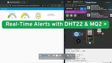 ESP32 Fire Detection System using MQTT and Node-RED | Real-Time Alerts with DHT22 & MQ2