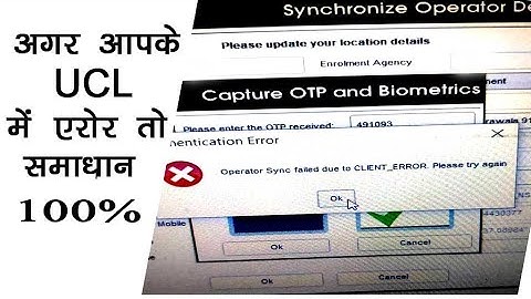 Operator Sync Failed due to CLIENT ERROR