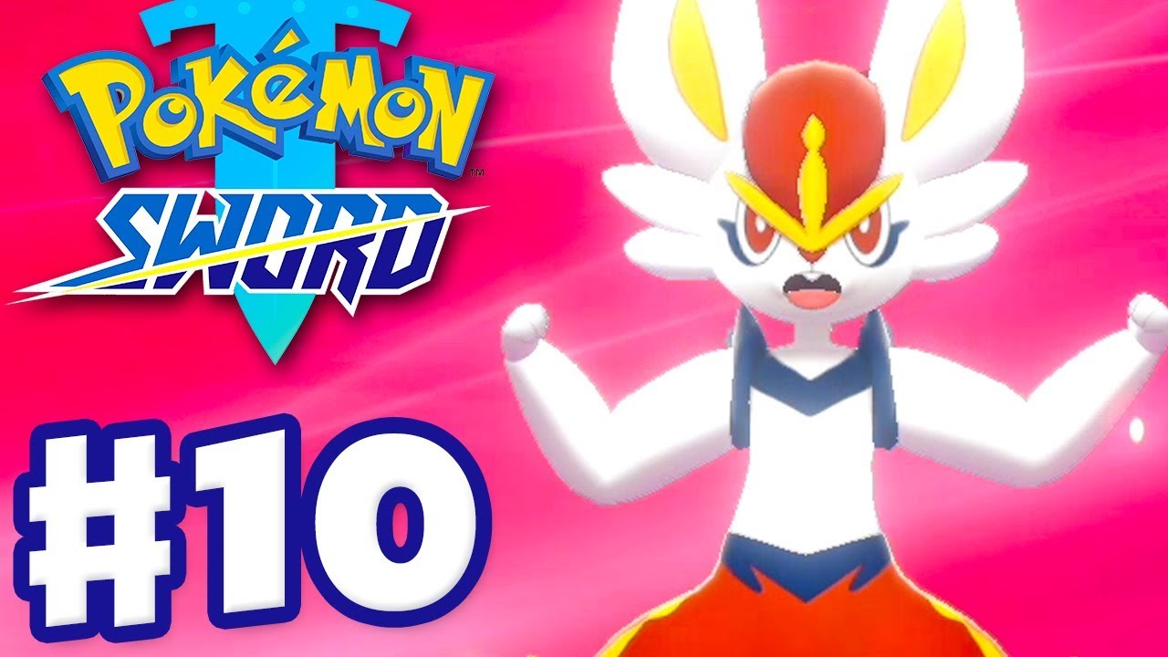 Raboot Evolves Into Cinderace Pokemon Sword And Shield Gameplay Walkthrough Part 10