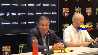 Rueda de prensa del profesor Ariel Holan, nuevo DT de #BarcelonaSC