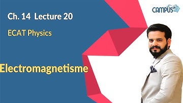 ECAT Physics Live Lecture 20, Ch no 14 (Part 2), Electromagnetism
