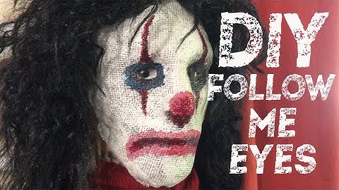 DIY Follow Me Eyes - Prop Eyes That Follow You - Secret Revealed!!
