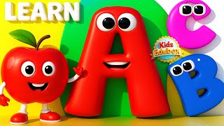 Phonics Song with TWO Words - A For Apple - ABC Alphabet Songs with Sounds for Children
