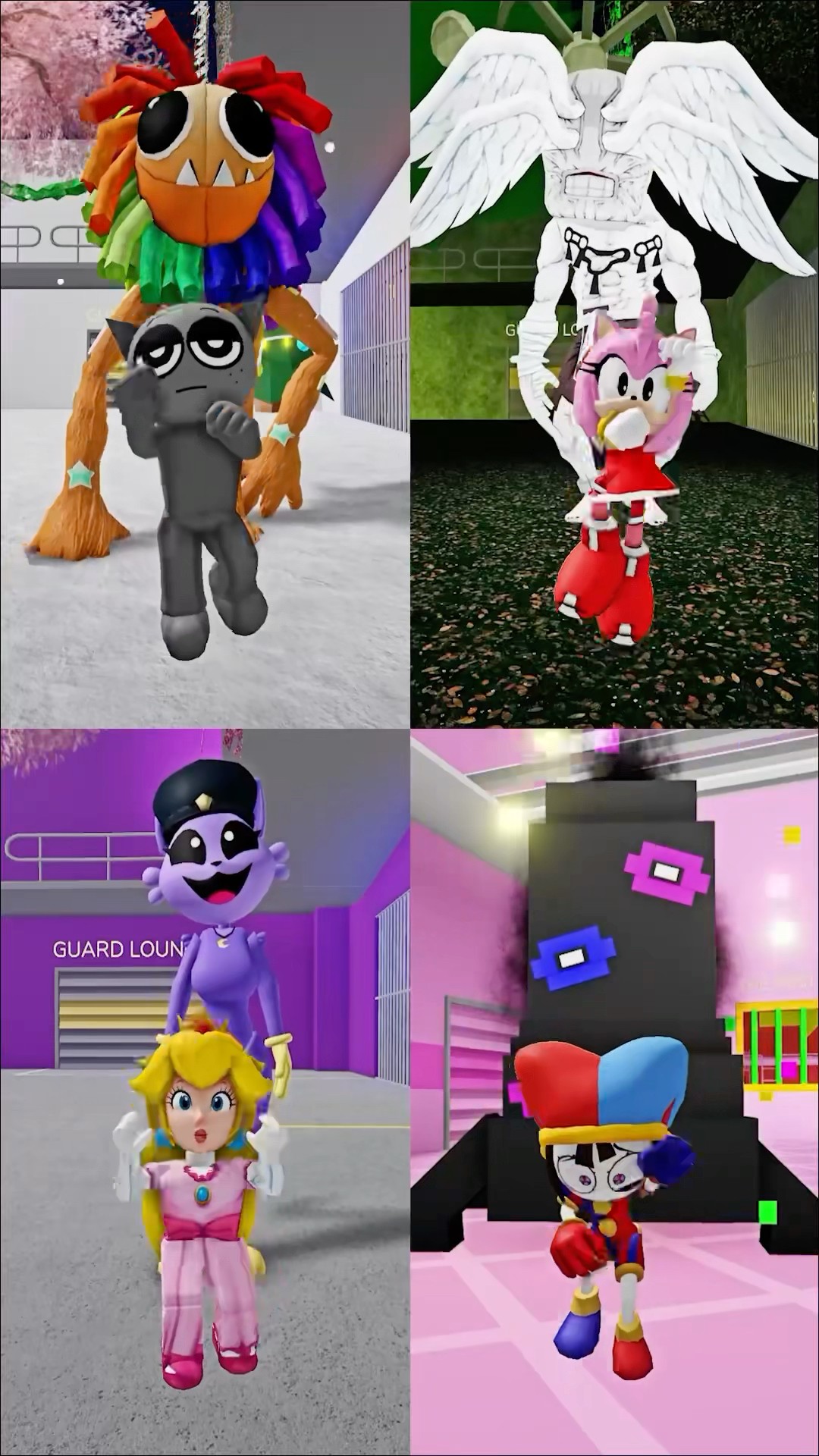 EEEAAAOOO #incredibox #sprunki #digitalcircus #sonic #mario #pomni #catnap #yarnaby #amy #peach