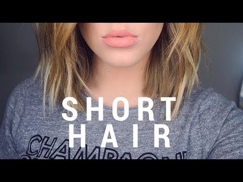HOW TO STYLE SHOULDER LENGTH HAIR - YouTube