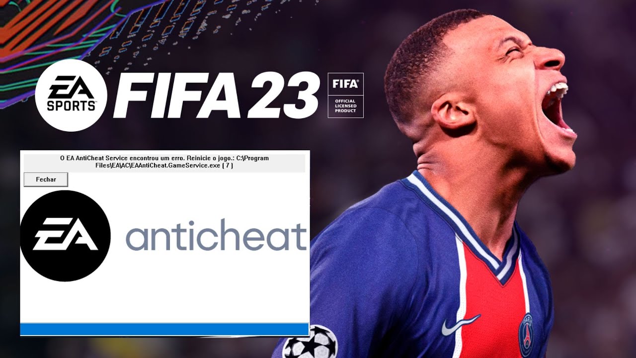 o EA AntiCheat Service Encontrou um erro. Reinicie o jogo (FIFA 23) 