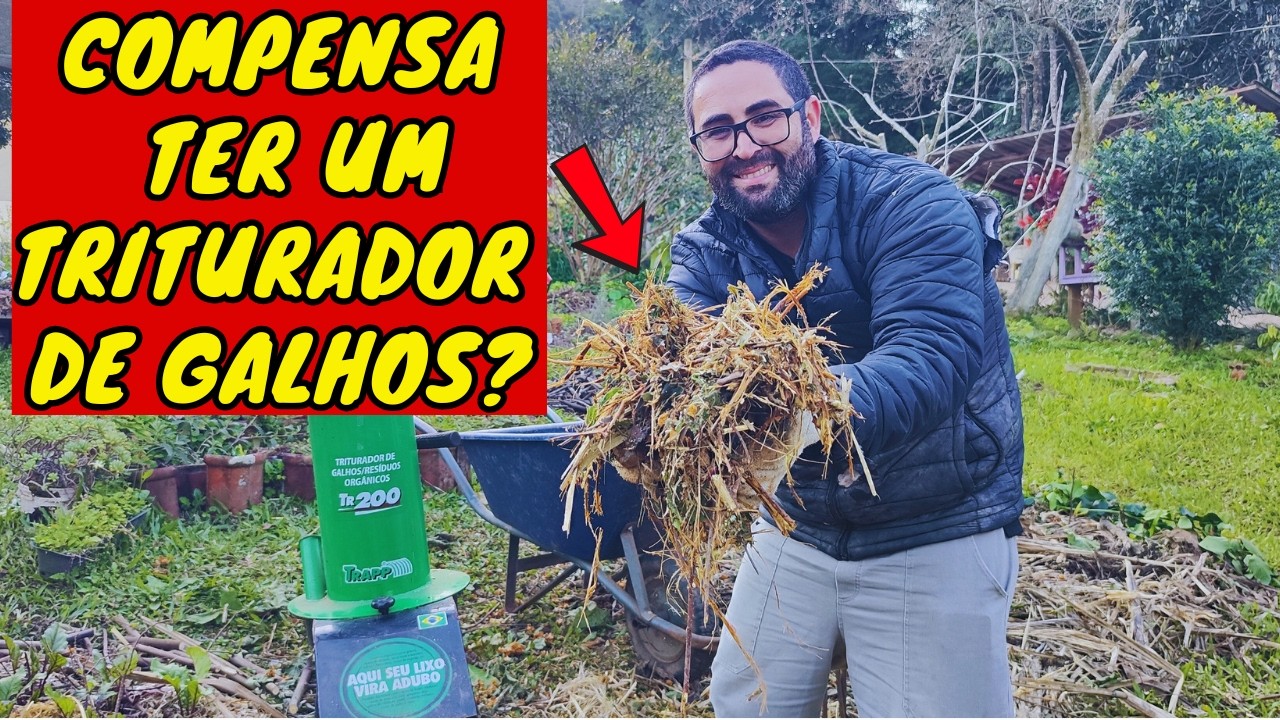 ✅A VERDADE sobre o TRITURADOR de GALHOS TR 200 TRAPP
