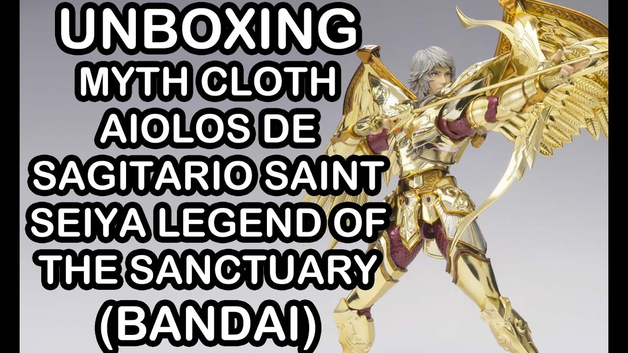 Download Saint Seiya Legend Of The Sanctuary Aiolos Myth Cloth EX Unboxing por Bandai