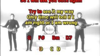 We can work it out Beatles mizo vocals  lyrics chords chords