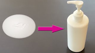 Savon liquide à partir d’une barre de savon