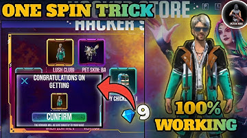 HACKER STORE EVENT || BUNDLE ONLY IN 9 DIAMOND || ONLY FIRST SPIN || FREE FIRE TODAY NEW EVENT ||.