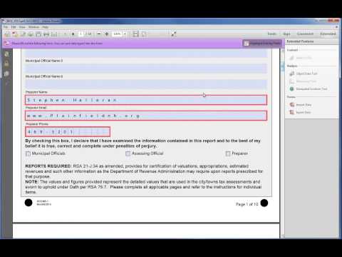 Import XML to MS-1 PDF