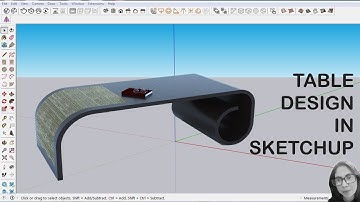 Table Design in SketchUp - Full Tutorial