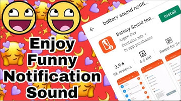How To Use Battery Sound Notification On Android | Change The Charging Sound | Funny Notification
