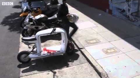 Electric scooter design that makes a hole lot of sense Video BBC Future