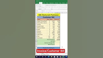 How to Make Invoice or Hotel Bill Easily in MS Excel | Excel Billing Template 2025 Tutorial