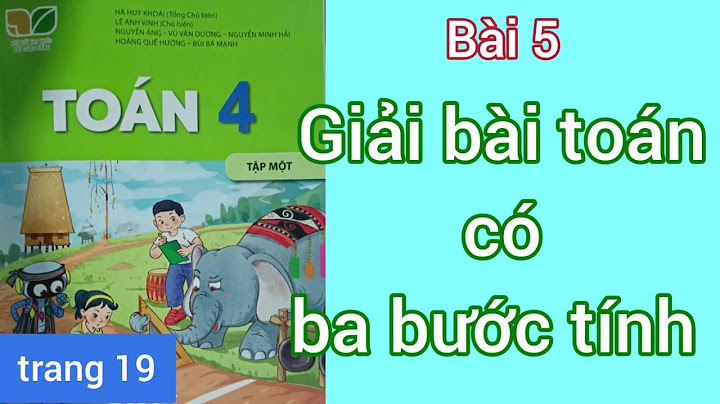 Giải bài toán lớp 4 trang 5 bài 5