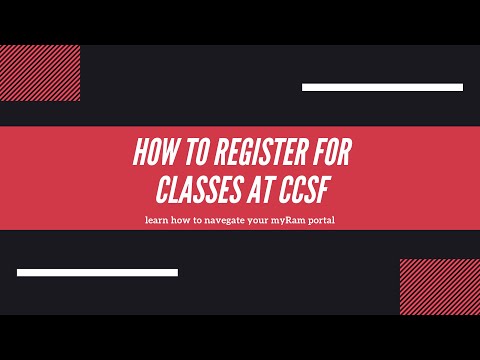 Veterans Services How to Register at CCSF (Rec. Fall21)